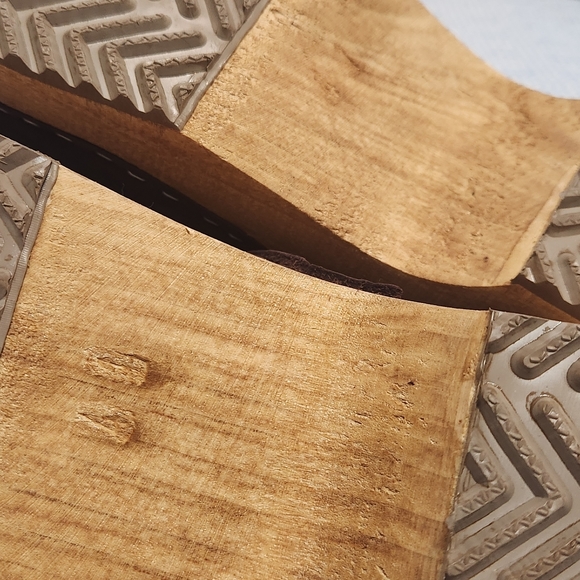 Vollsjo Swedish Clogs low wood heel brown suede size 41/11 NEW no box - Picture 11 of 12